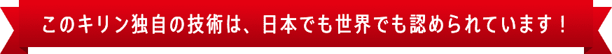 世界で認められた技術