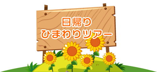 日帰りひまわりツアー