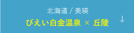 びえい白金温泉×丘陵